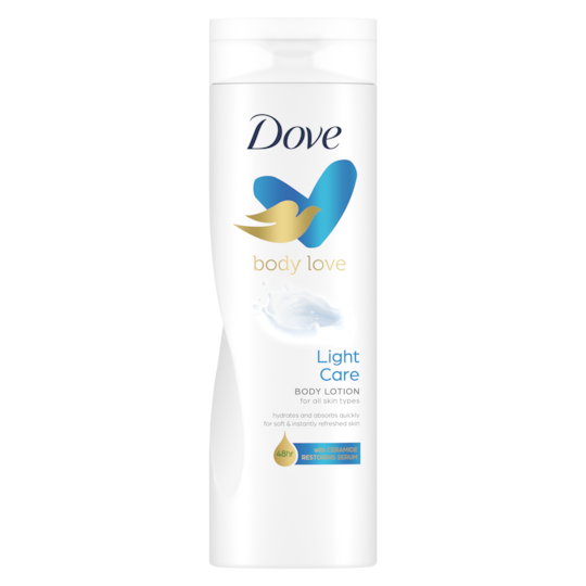 DOVE BODY LOTION 400ML (LIGHT CARE)