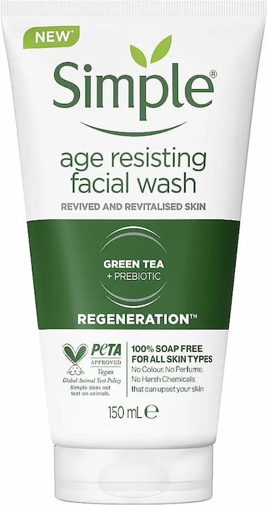 SIMPLE AGE RESISTING FACIAL WASH 150ML