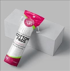 LIVE IT UP COTTON PAD *50