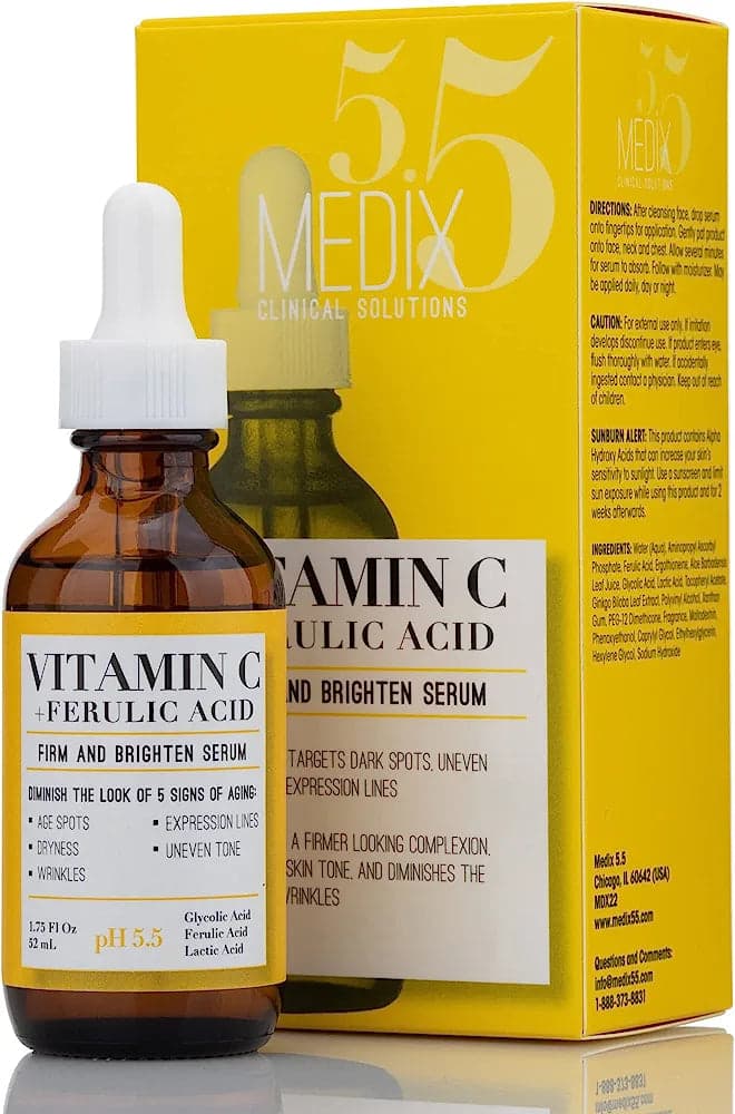 MEDIX 55 VITAMIN C & FERULIC ACID SERUM 52ML