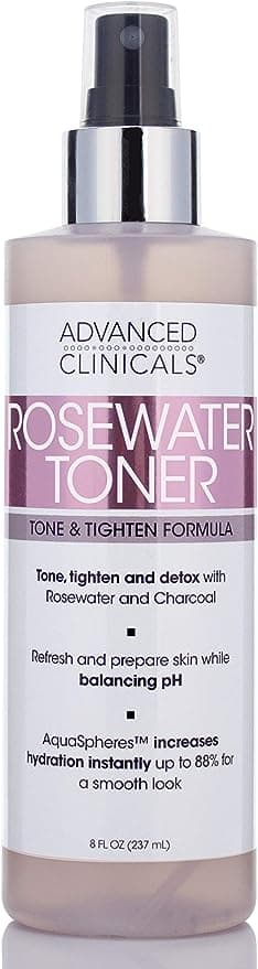ADVANCED CLINICALS ROSEWATER TONER 237ML