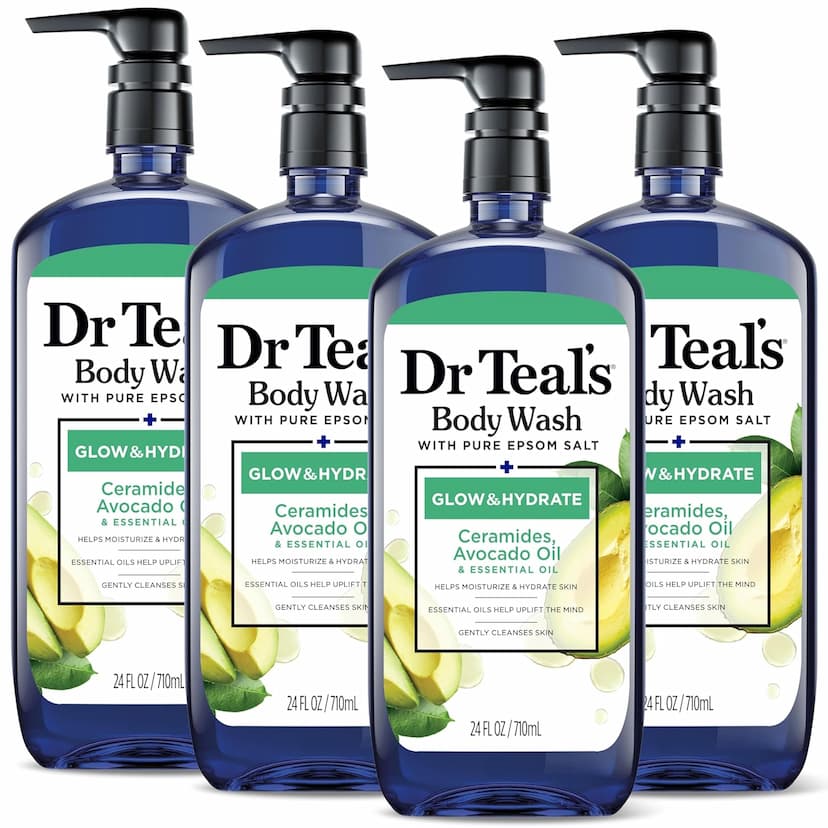 DR TEAL'S GLOW AND HYDRATE BODY WASH