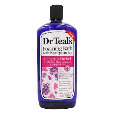 DR TEAL'S FOAMING BATH WITH EPSOM SALT (MENSTRUAL RELIEF)1000ml
